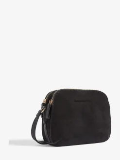 Friends Like These Black Double Compartment Cross-Body Bag