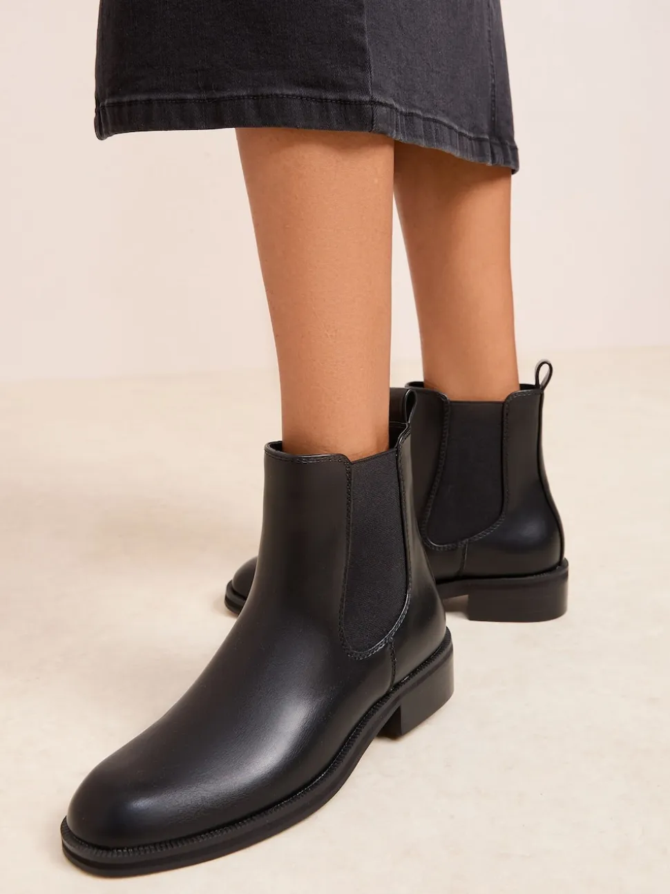 Friends Like These Black Comfort Chelsea Ankle Boots