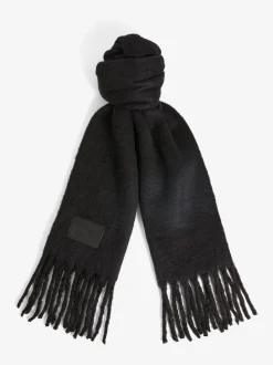 Friends Like These Black Cosy Brushed Blanket Scarf