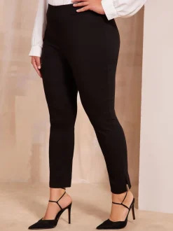 Friends Like These Black Curve Sculpting Stretch Slim Trousers