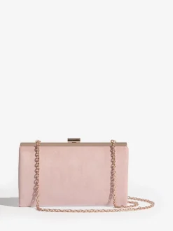 Friends Like These Blush Pink Suedette Occasion Clutch Bag