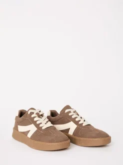 Friends Like These Brown Standard Fit Lace Up Retro Gumsole Sports Trainers