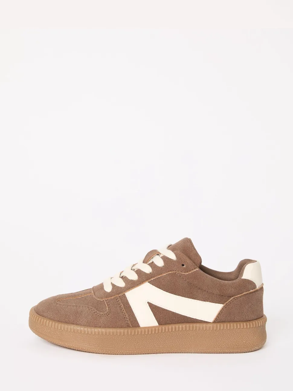 Friends Like These Brown Standard Fit Lace Up Retro Gumsole Sports Trainers