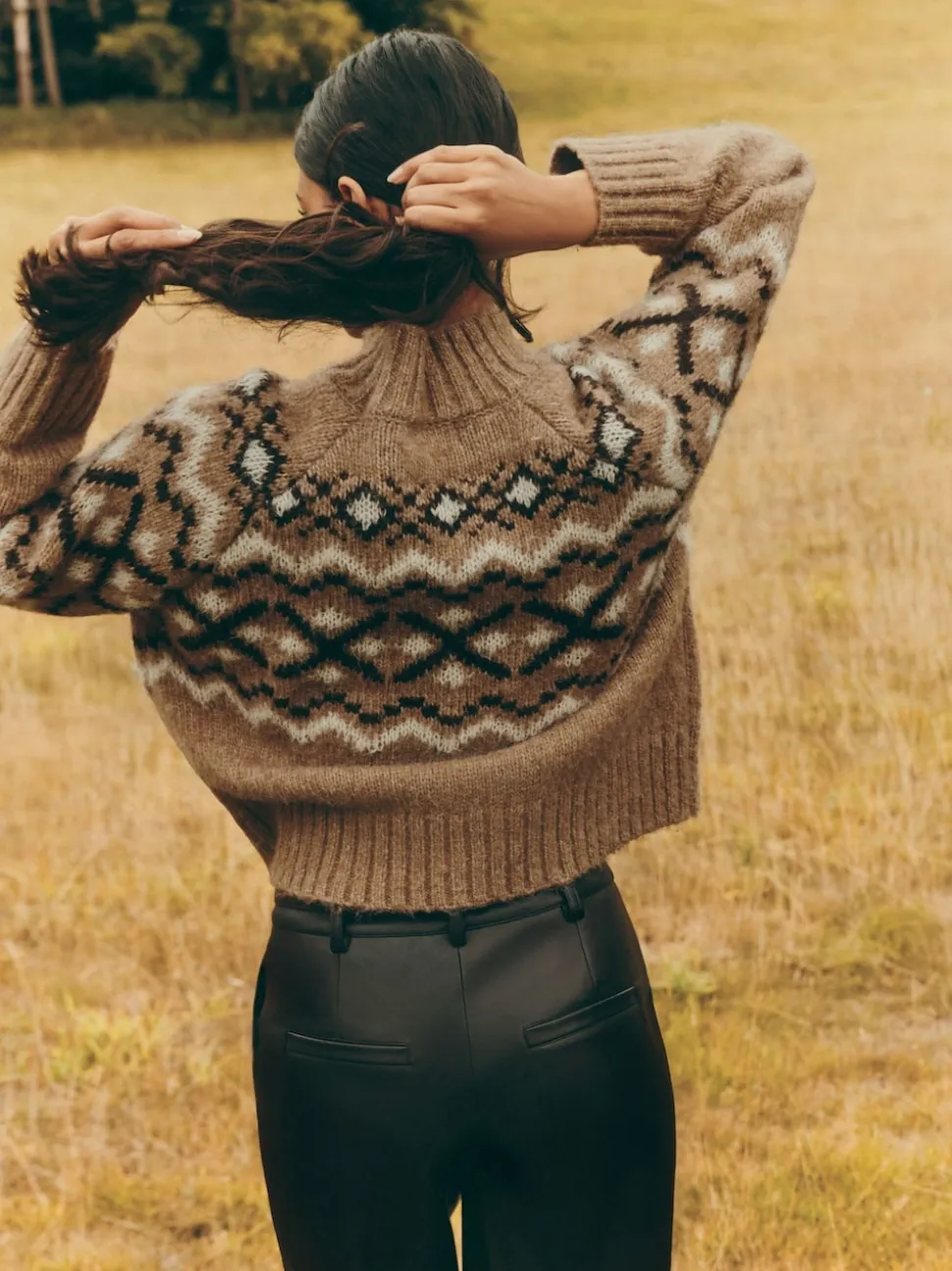 Friends Like These Brown Fairisle Jumper