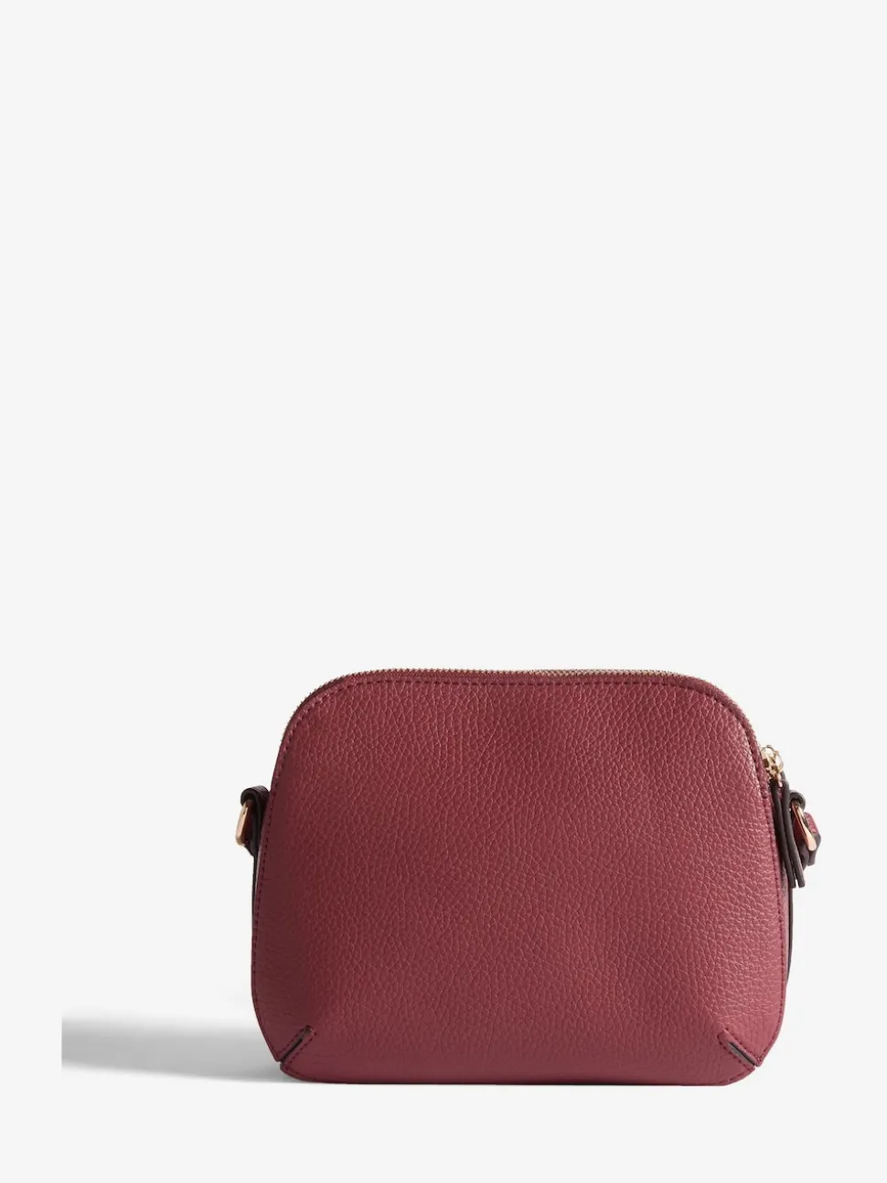 Friends Like These Burgundy Red Double Compartment Cross-Body Bag