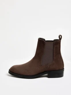 Friends Like These Chocolate Brown Comfort Chelsea Ankle Boots