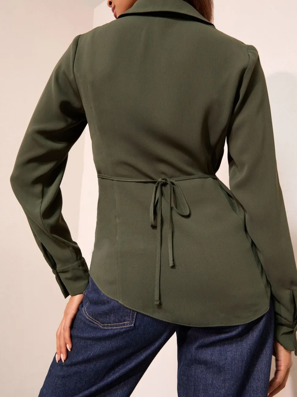 Friends Like These Cream Seam Detail Button Through Shirt