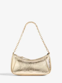 Friends Like These Gold Chain Shoulder Bag