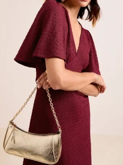 Friends Like These Gold Chain Shoulder Bag