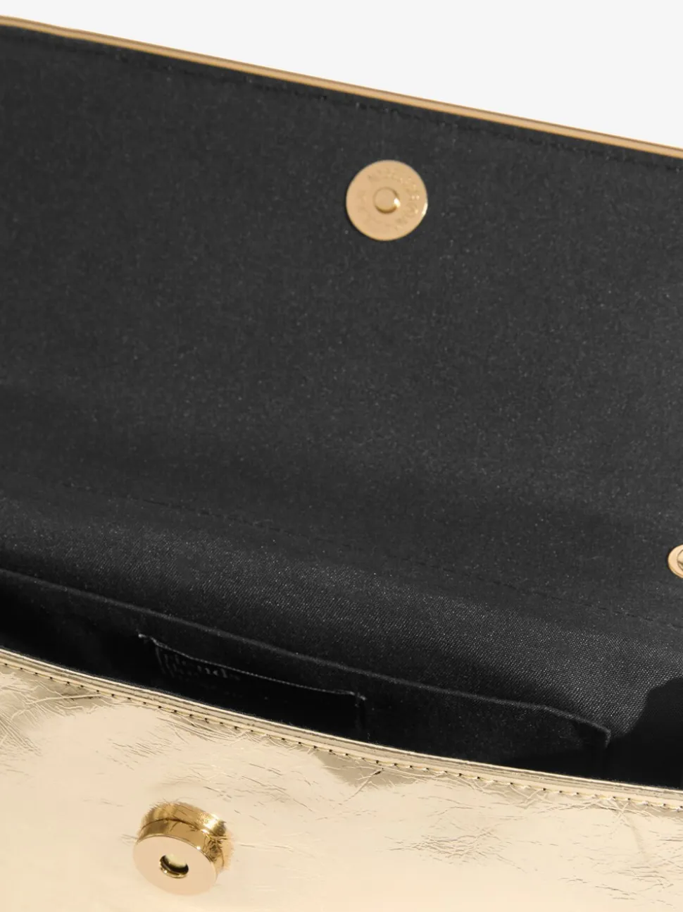 Friends Like These Gold Gold Foldover Clutch Bag