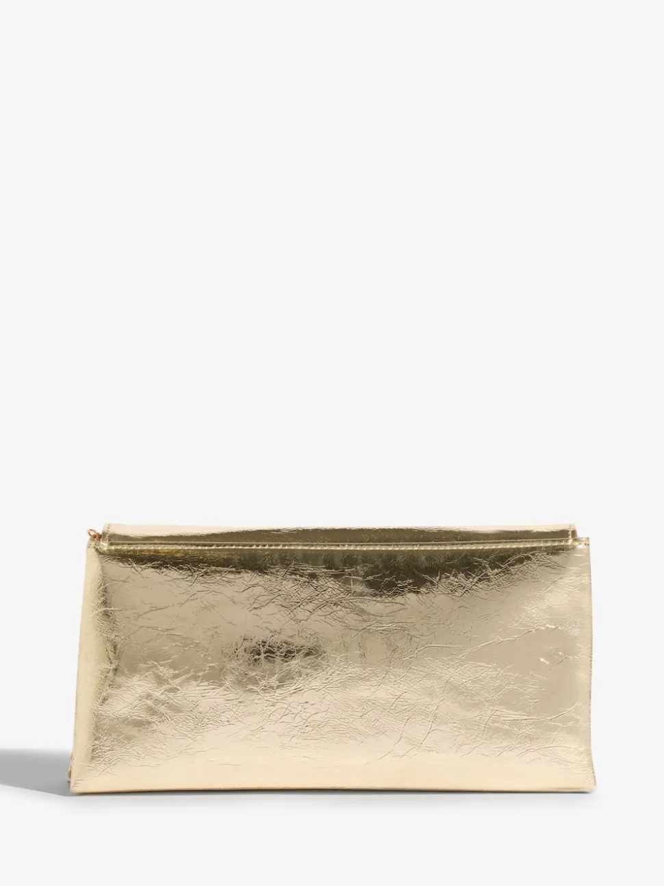 Friends Like These Gold Gold Foldover Clutch Bag