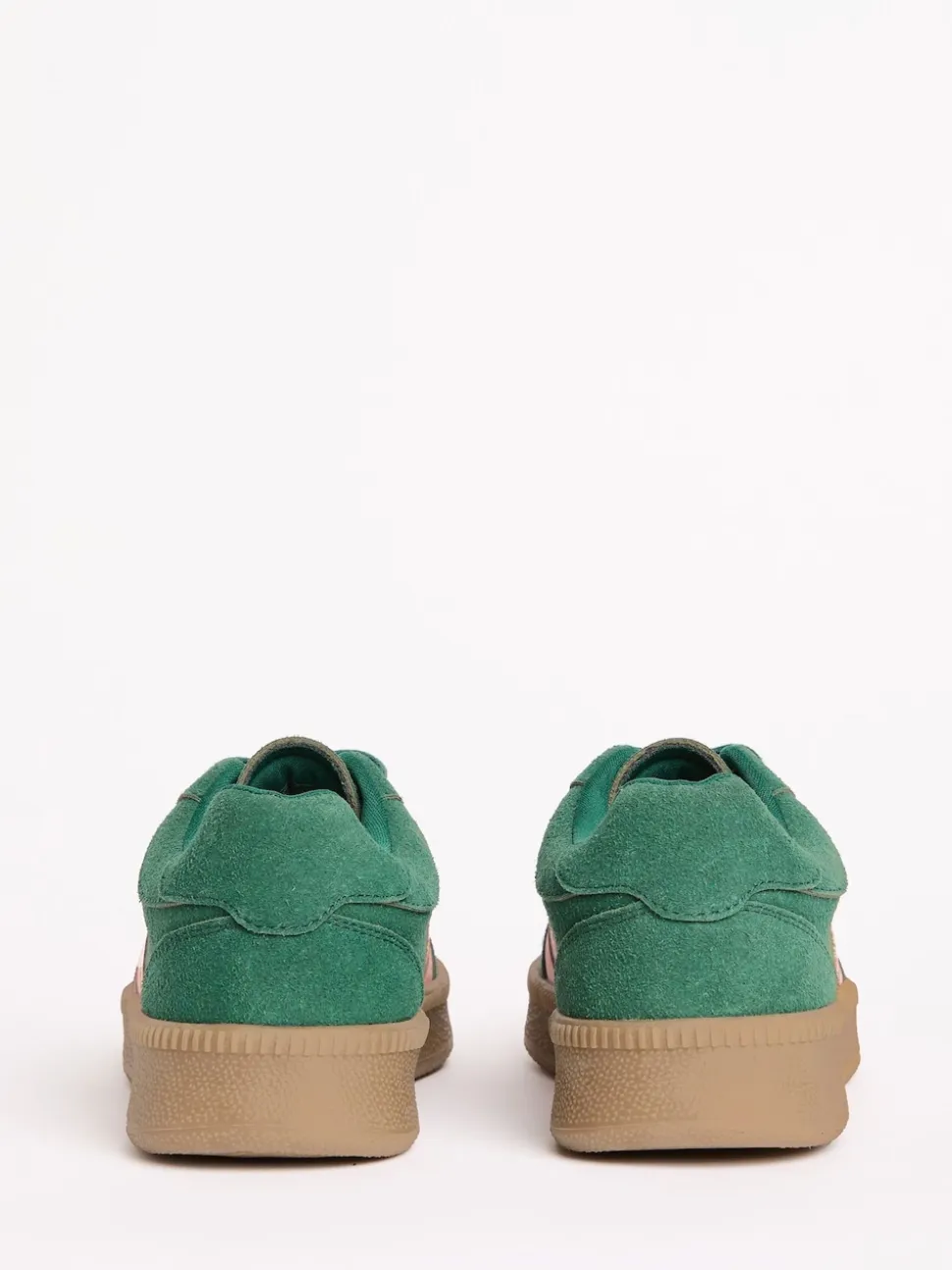 Friends Like These Green Standard Fit Lace Up Retro Gumsole Sports Trainers
