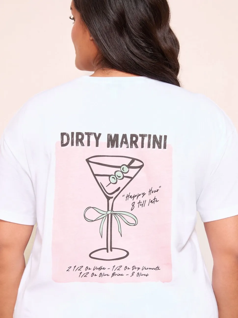 Friends Like These Green Curve Stripe Martini Short Sleeve Pyjamas