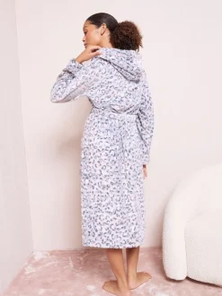 Friends Like These Grey Animal Maxi Robe