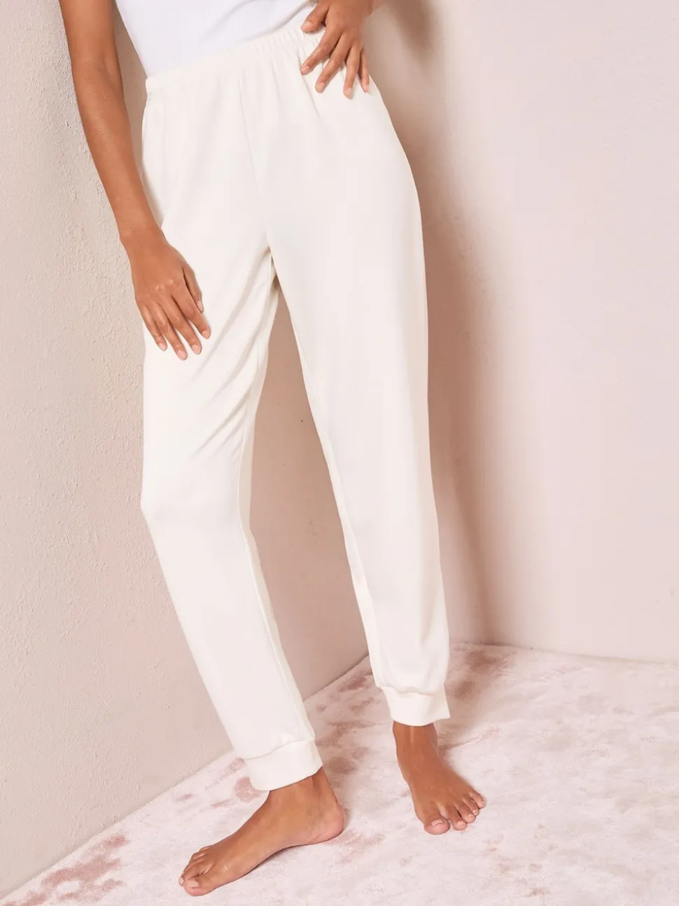 Friends Like These Ivory Premium Jogger Pyjama Bottoms