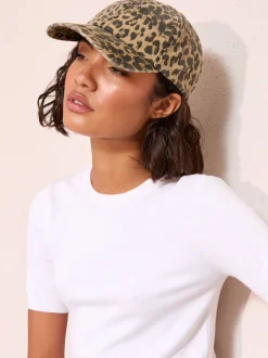 Friends Like These Leopard Print Baseball Cap