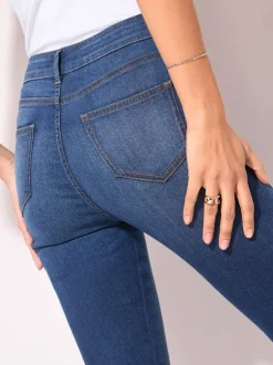 Friends Like These Mid Blue High Waisted Jeggings