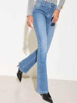 Friends Like These Mid Wash Petite Bootcut Denim Jeans