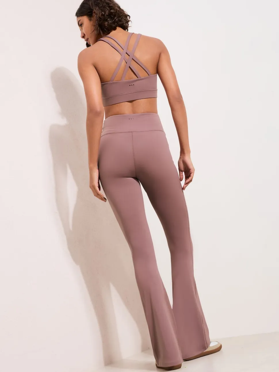 Friends Like These Pink Studio Yoga Flare Leggings