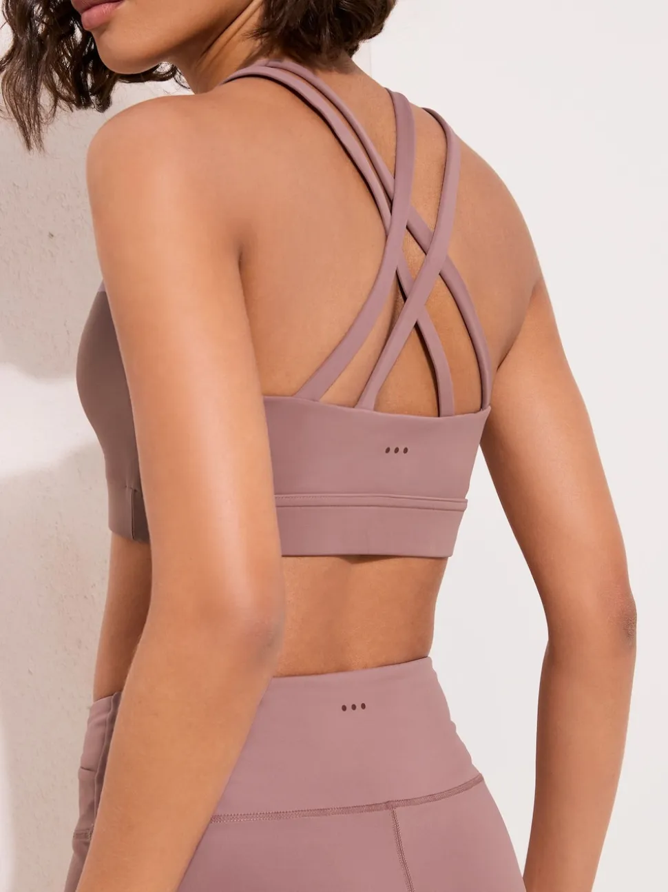 Friends Like These Pink Studio Strappy Back Sports Bra