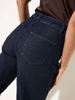 Friends Like These Rinse Wash Pocket Tailored Wide Leg Jeans