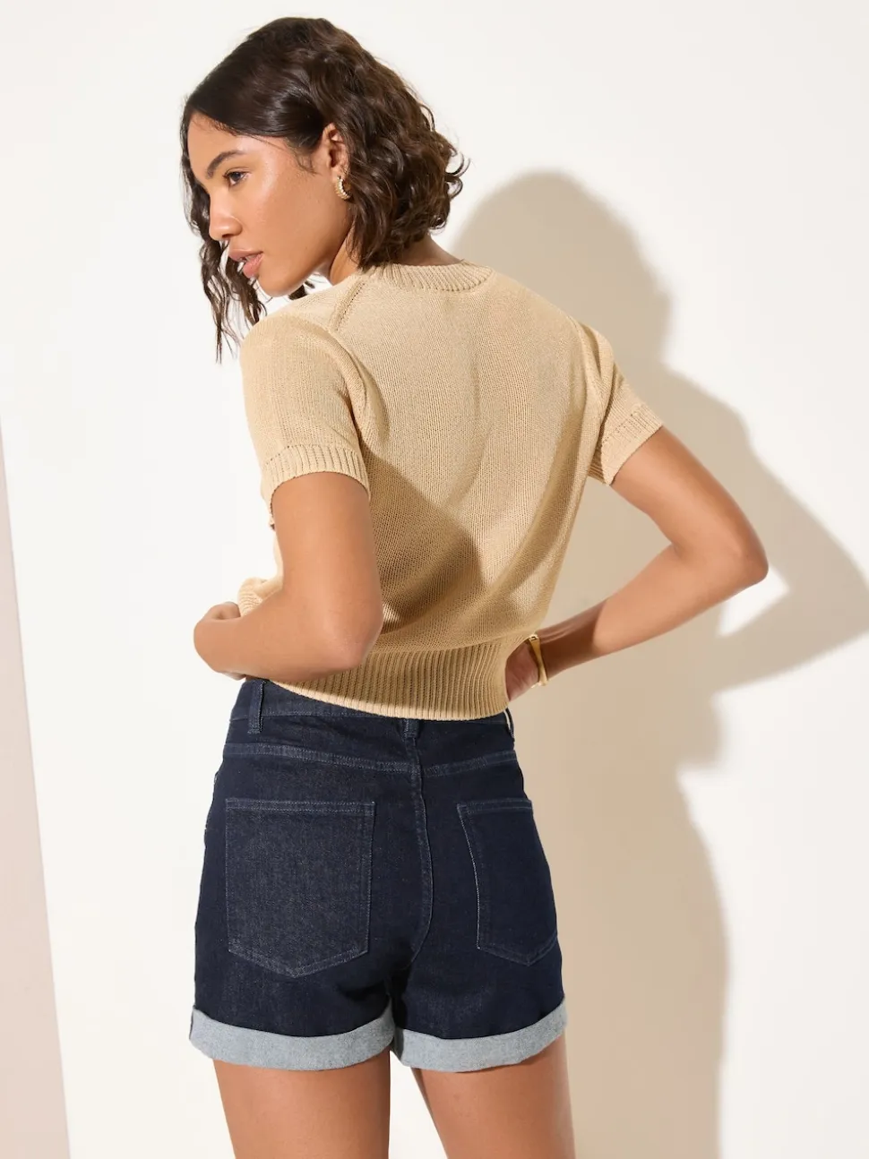 Friends Like These Rinse Wash Boyfriend Denim Shorts