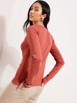 Friends Like These Rust Brown Cardigan