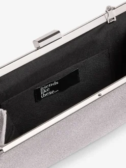 Friends Like These Silver Occasion Clutch Bag