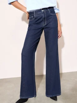 Friends Like These X Lucy Mecklenburgh Rinse Blue Everyday Wide Leg Jeans