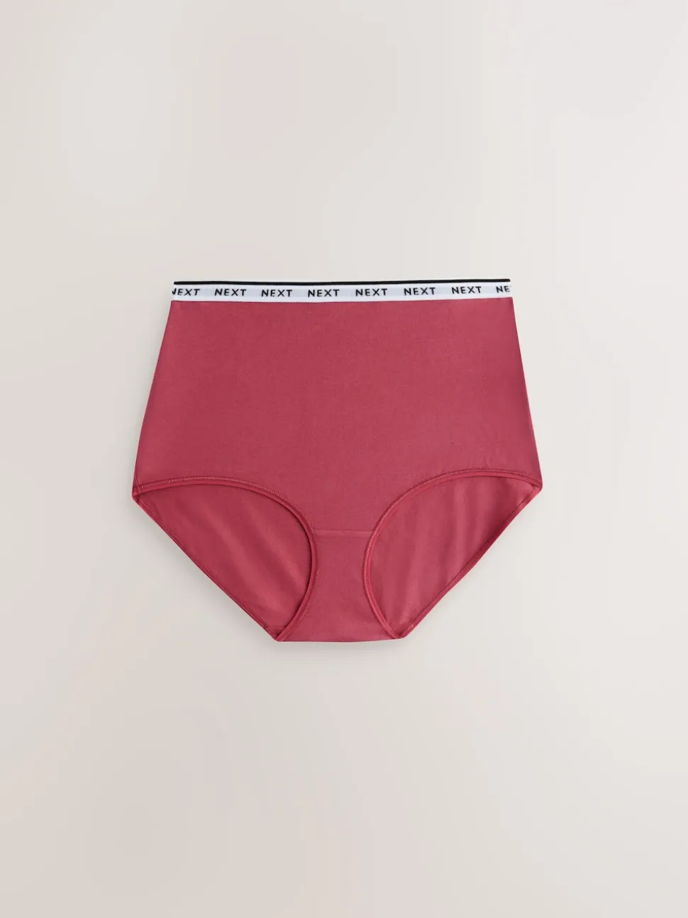 Gingham Print Full Brief Cotton Logo Knickers 7 Pack