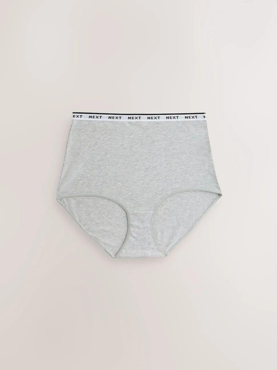 Gingham Print Full Brief Cotton Logo Knickers 7 Pack