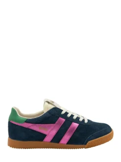 Gola Navy Fuschia Emerald Womens Elan Glitz Trainers