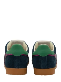Gola Navy Fuschia Emerald Womens Elan Glitz Trainers