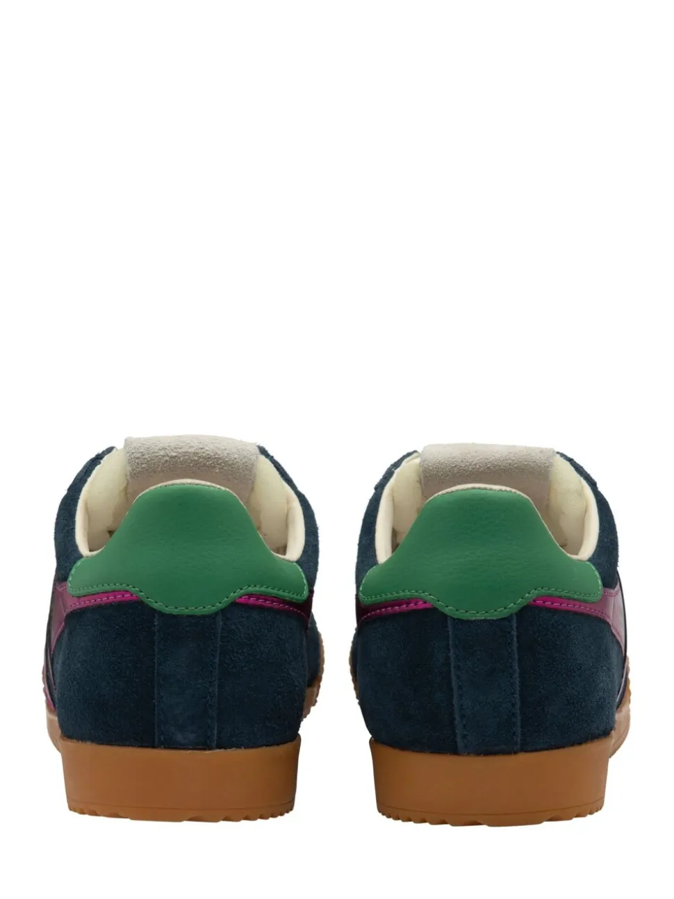 Gola Navy Fuschia Emerald Womens Elan Glitz Trainers