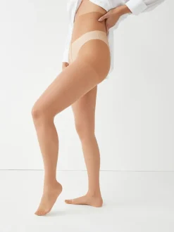 Golden Tan Matt 15 Denier Tights 3 Pack
