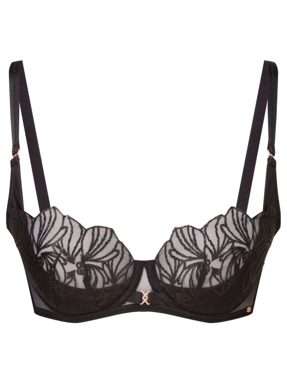 Gossard VIP Lavish Balcony Black Bra