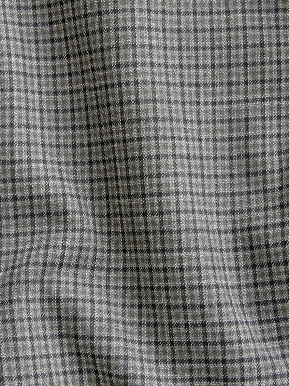 Green/Grey Check Sculpted Tailored Single Breasted Blazer