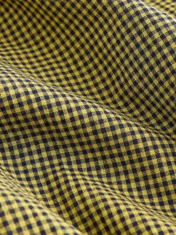 Green/Navy Blue Gingham Wide Leg Trousers