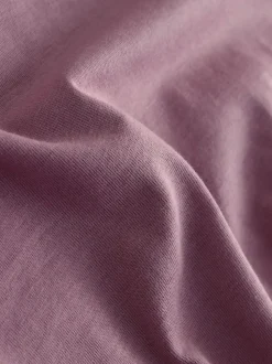 Green/Purple/Blue/Ecru/Pink 100% Cotton Long Sleeve T-Shirts 5 Pack
