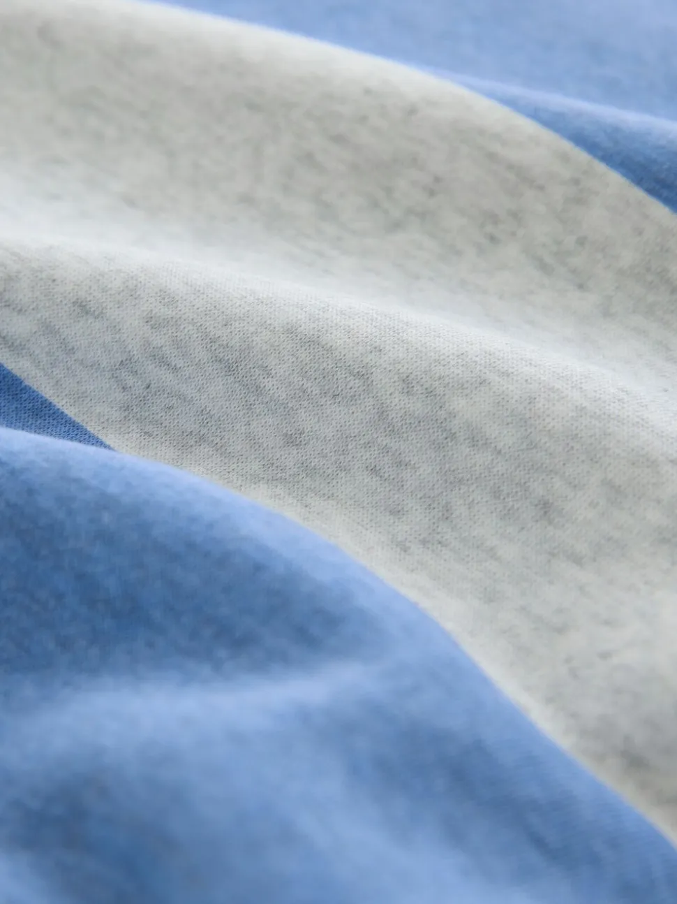 Grey and Blue Popperneck Henley Sweatshirt