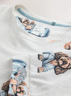 Grey Charlie The Cockapoo Long Sleeve Pyjamas