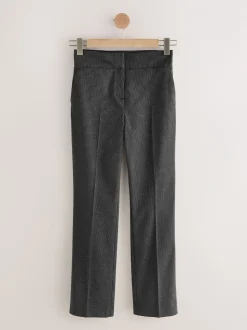 Grey Check Bootcut Sculpting Tailored Trousers