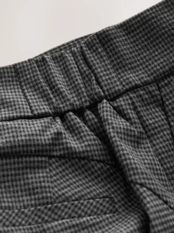 Grey Check Bootcut Sculpting Tailored Trousers