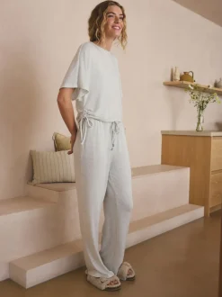 Grey Cosy Short Sleeve Pyjamas