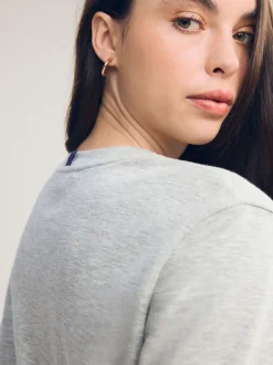 Grey Heavyweight Short Sleeve Crew Neck T-Shirt