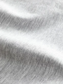 Grey Heavyweight Short Sleeve Crew Neck T-Shirt