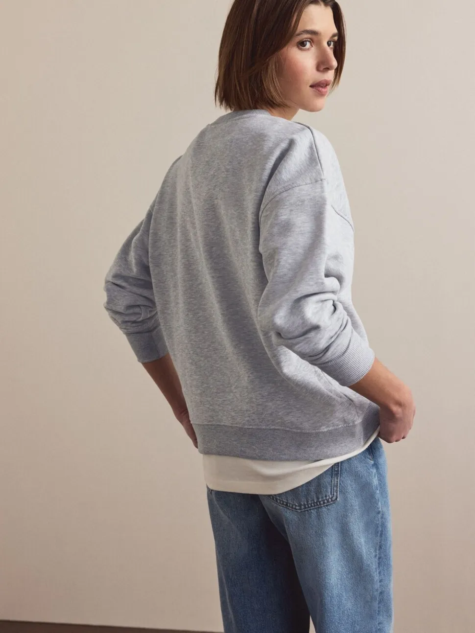 Grey License Frankie Thorpe Sausage Dog Graphic Sweatshirt