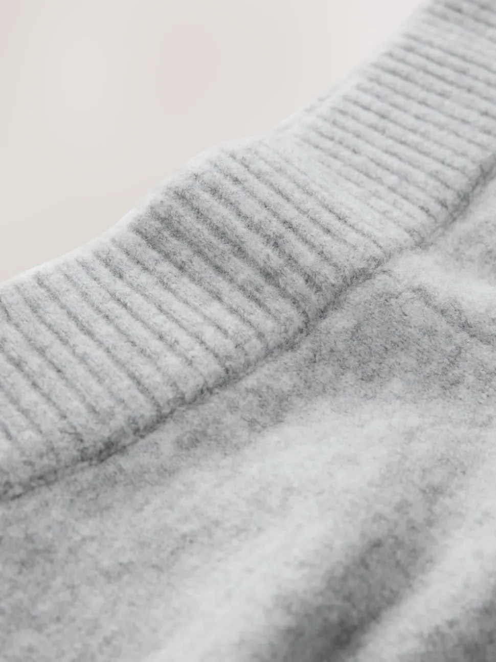 Grey Maternity Knitted Wide Leg Trousers