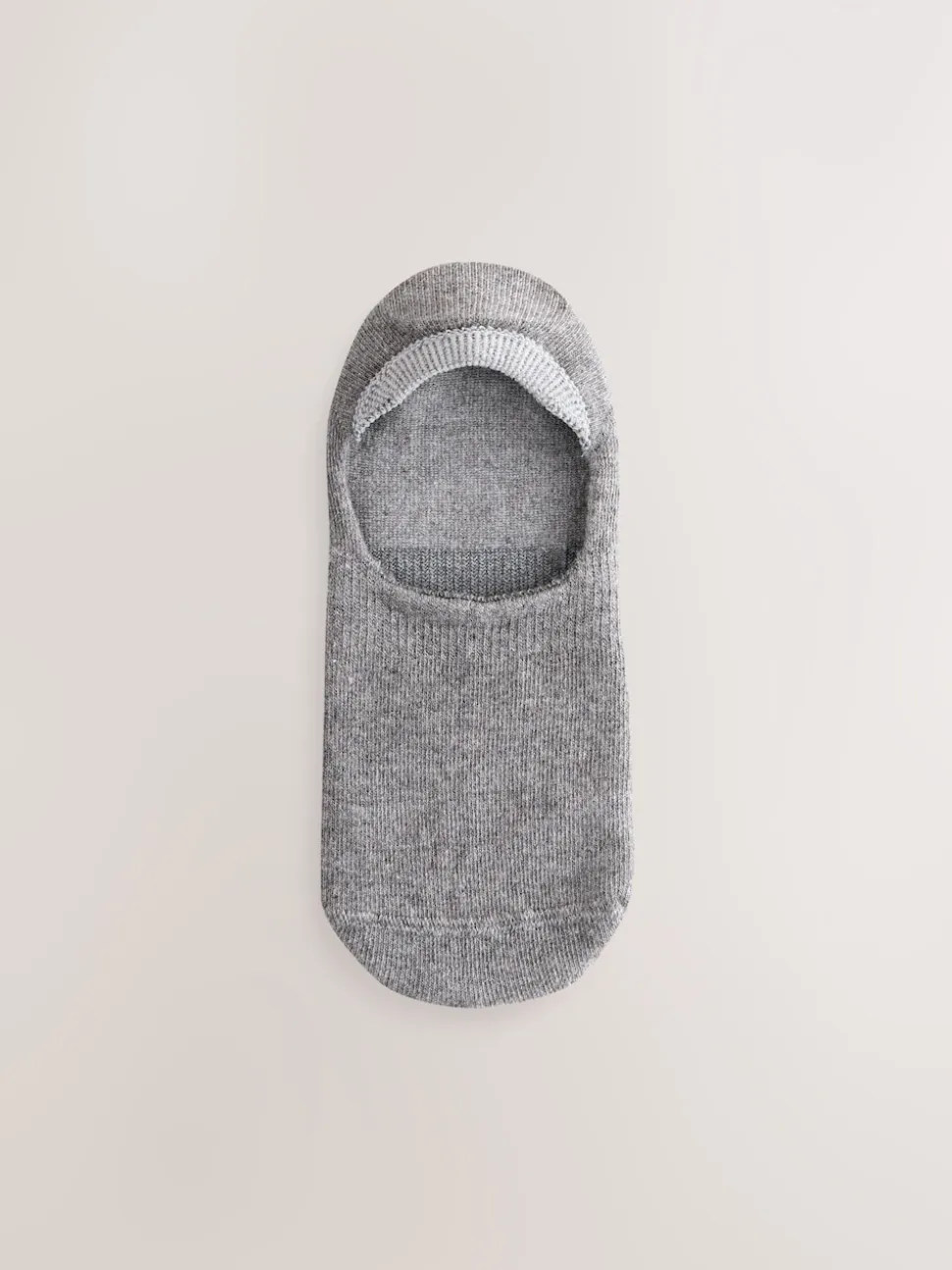 Grey Modal Invisible Socks 4 Pack