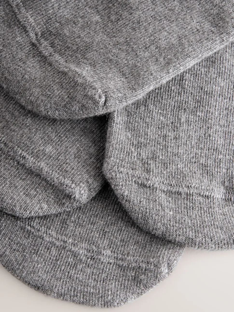 Grey Modal Invisible Socks 4 Pack
